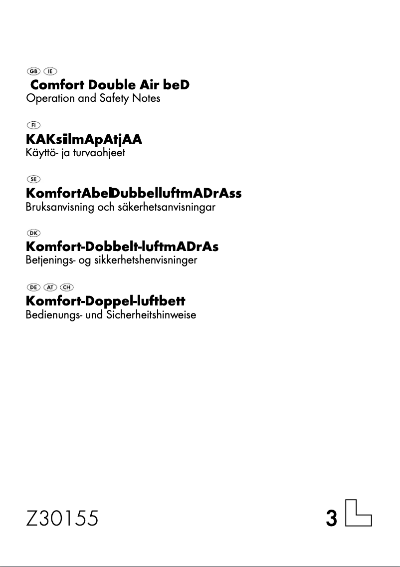 Page 1 de la notice Manuel utilisateur Meradiso Z30155