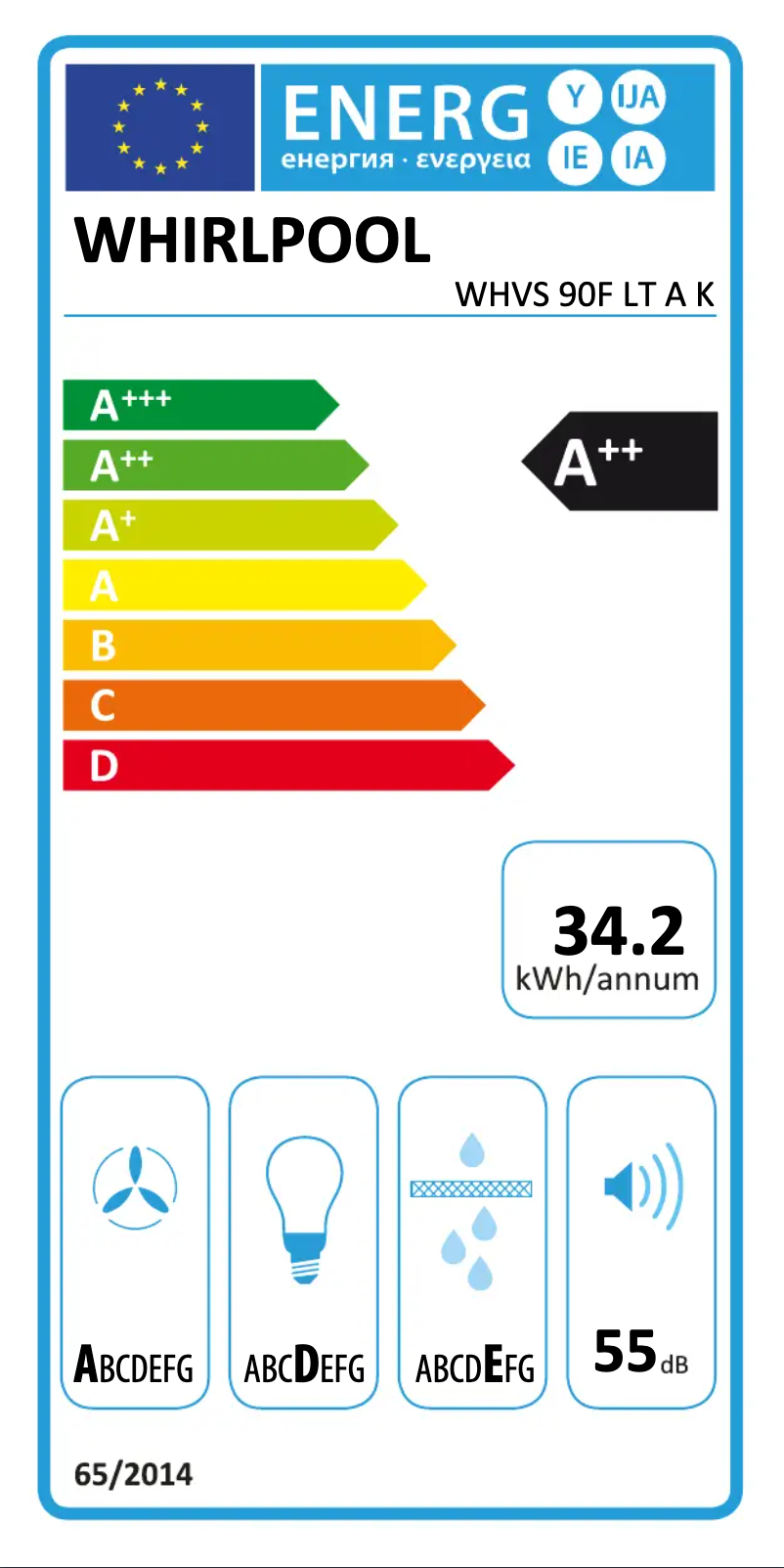 Image de la première page du manuel de l'appareil WHVS 90F LT A K