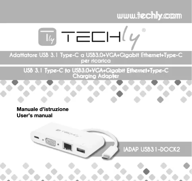 Página 1 del manual Manual de usuario Techly IADAP USB31-DOCK2
