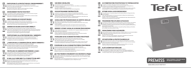 Page n°1 - Manuel utilisateur Tefal Premiss PP1061