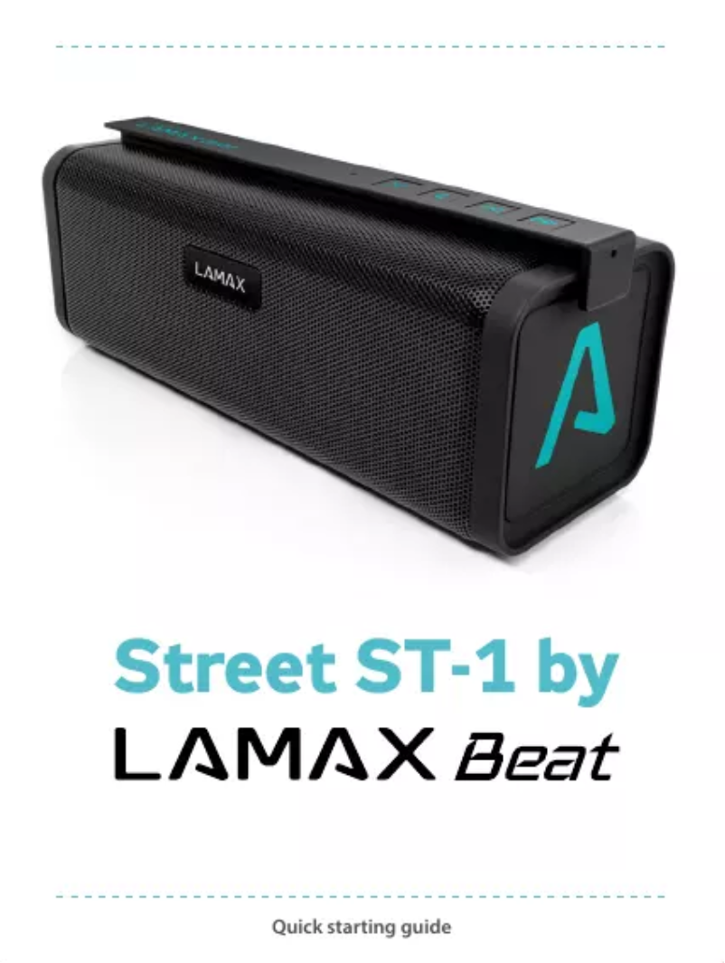 Page n°1 - Manuel utilisateur Lamax Street ST-1