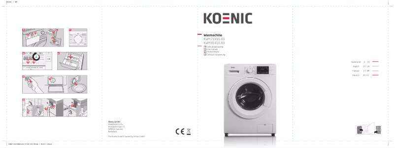 Page n°1 - Manuel utilisateur Koenic KWM 71416 A3