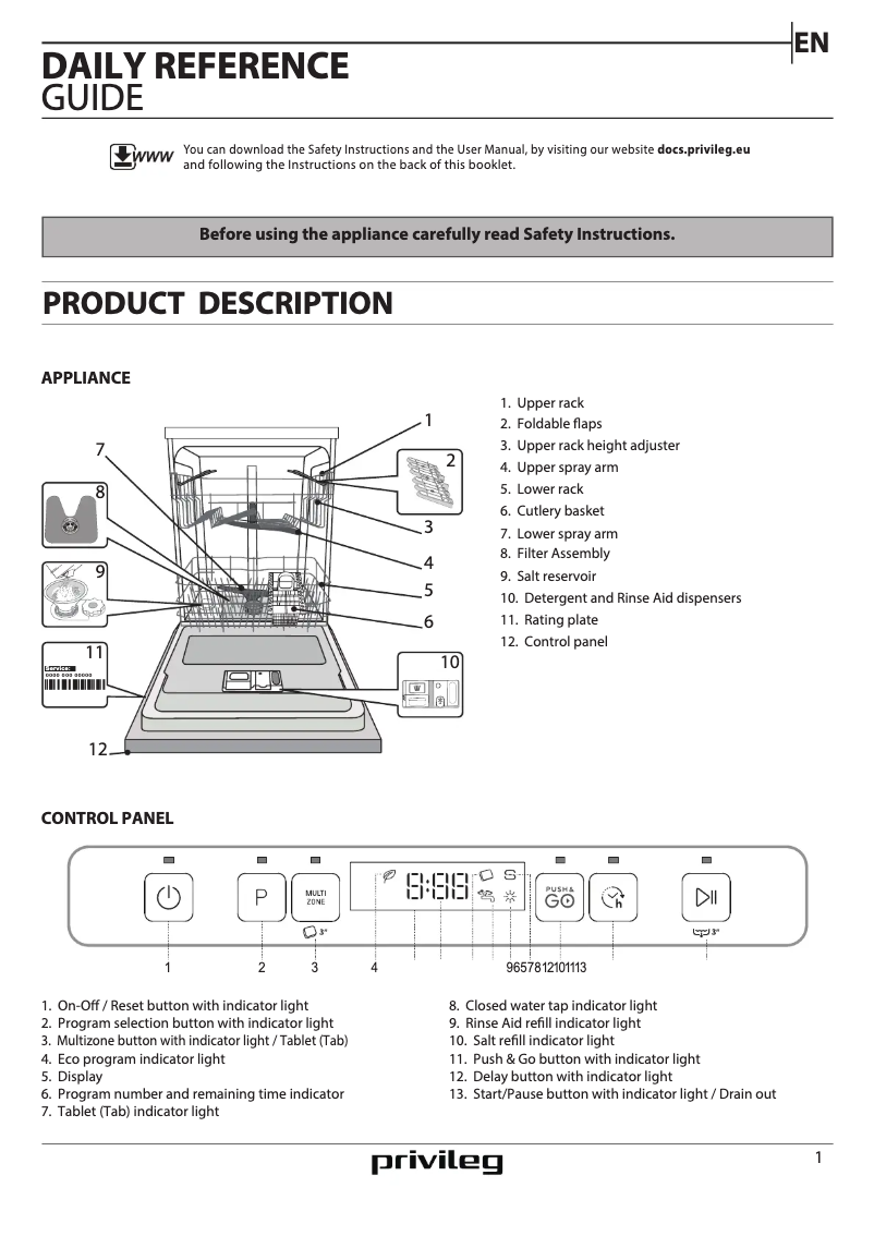Image de la première page du manuel de l'appareil RFO 3C23 A 6.5 X