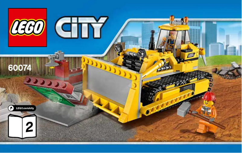 Page 1 de la notice Manuel utilisateur Lego City 60074