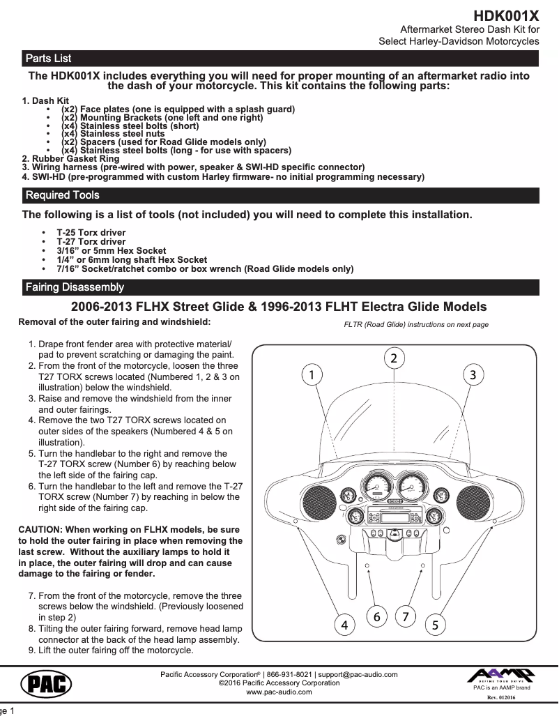 Imagen de la primera página del manual del dispositivo HDK001X