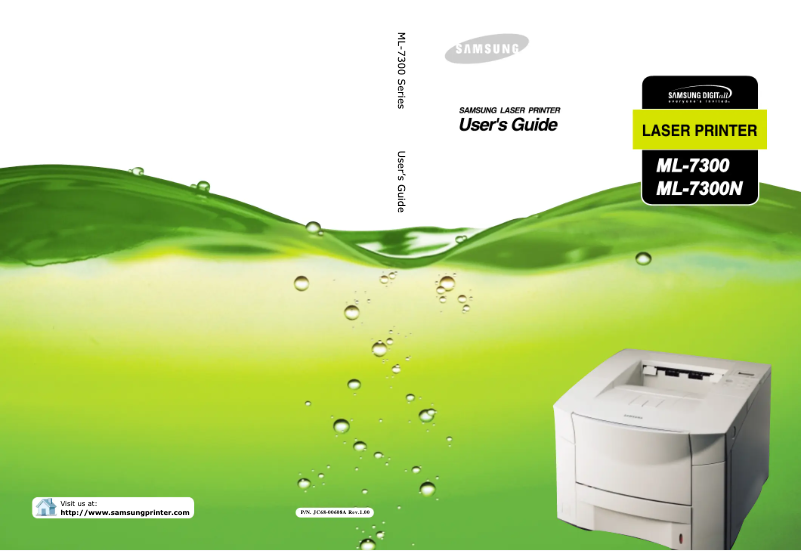 Page 1 de la notice Manuel utilisateur Samsung ML-7300