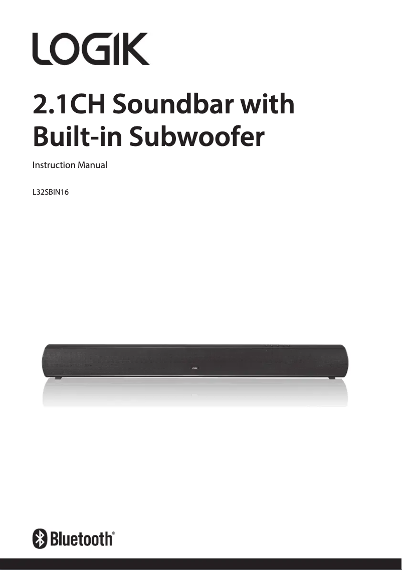 Imagen de la primera página del manual del dispositivo L32SBIN16