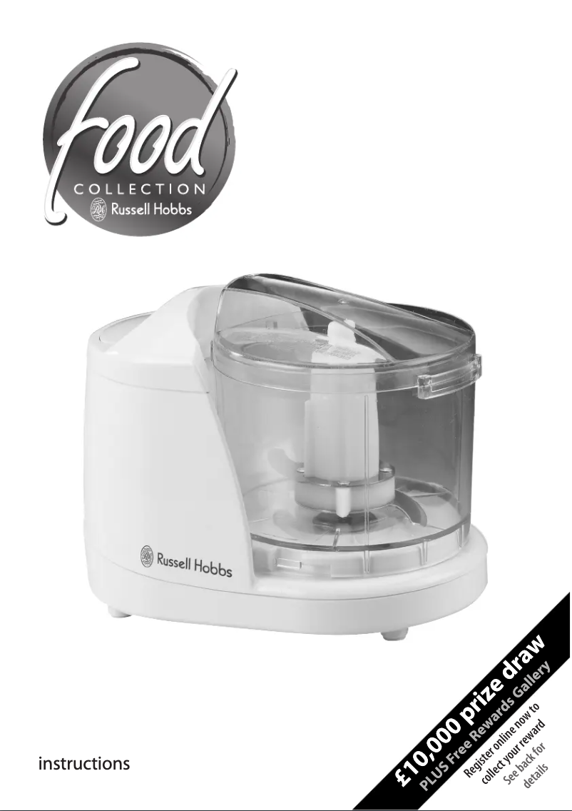 Page 1 de la notice Manuel utilisateur Russell Hobbs 18531