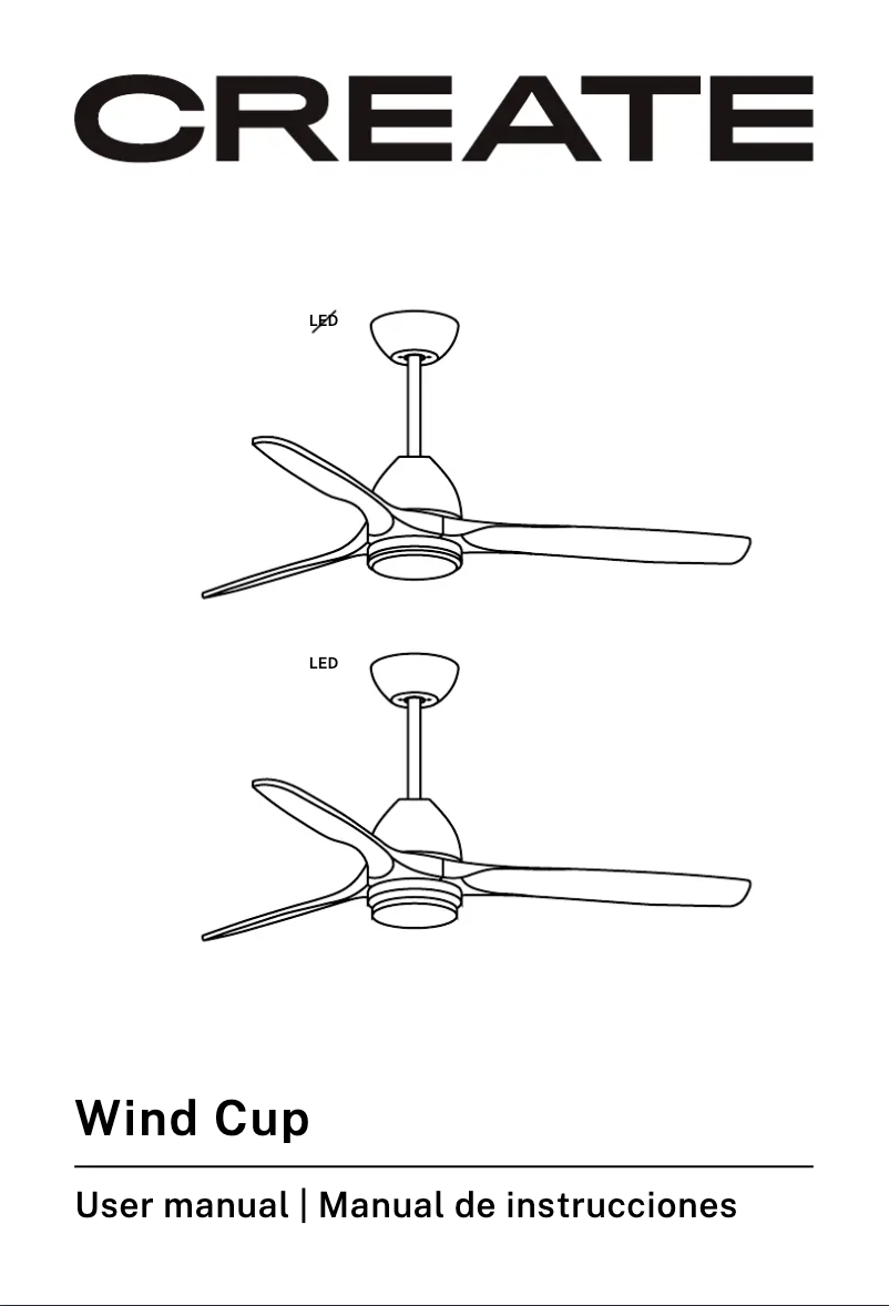 Image de la première page du manuel de l'appareil Wind Cup