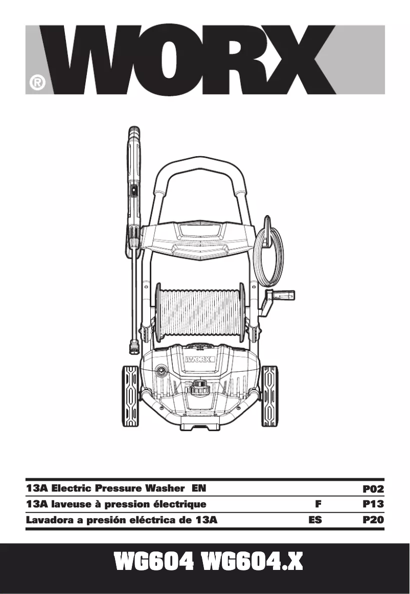 Page n°1 - Manuel utilisateur Worx WG604
