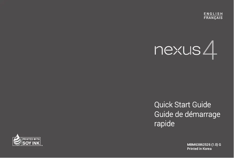 Page n°1 - Manuel utilisateur LG LG-E960