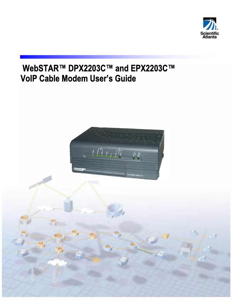 Page 1 de la notice Manuel utilisateur Cisco EPX2203C