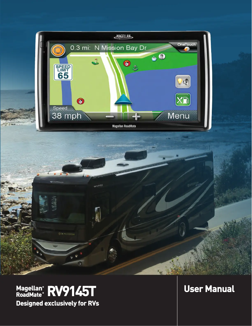 Page n°1 - Manuel utilisateur Magellan RoadMate RV-9145T