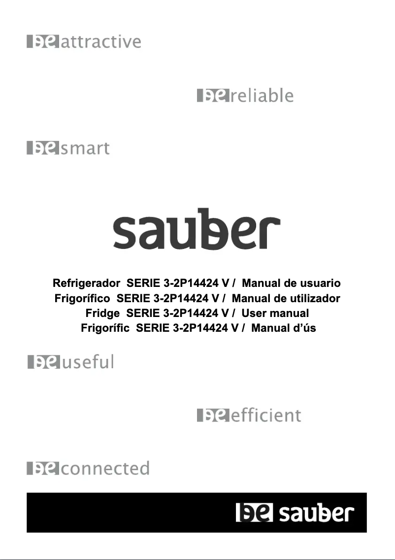Page 1 de la notice Manuel utilisateur Sauber 3-2P14424