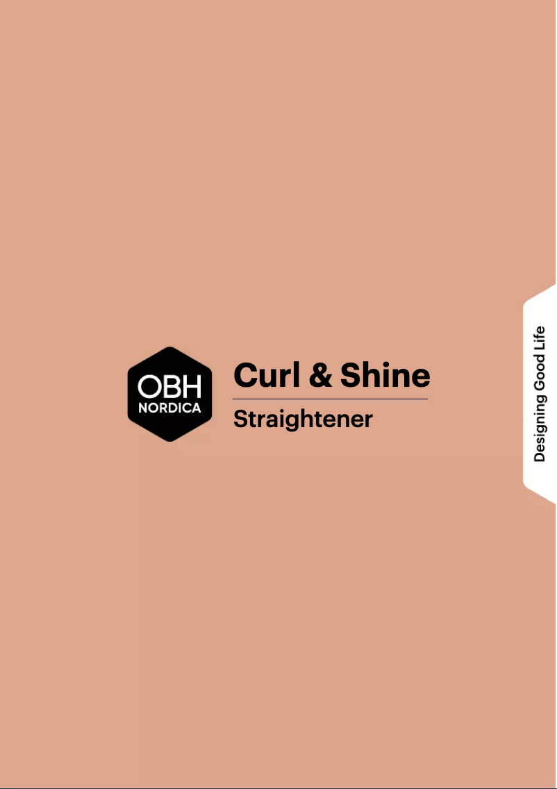 Page 1 de la notice Manuel utilisateur OBH Nordica Curl & Shine