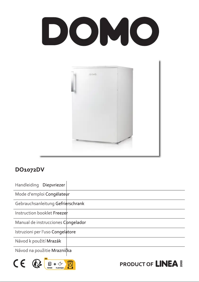 Page 1 de la notice Manuel utilisateur Domo DO1072DV