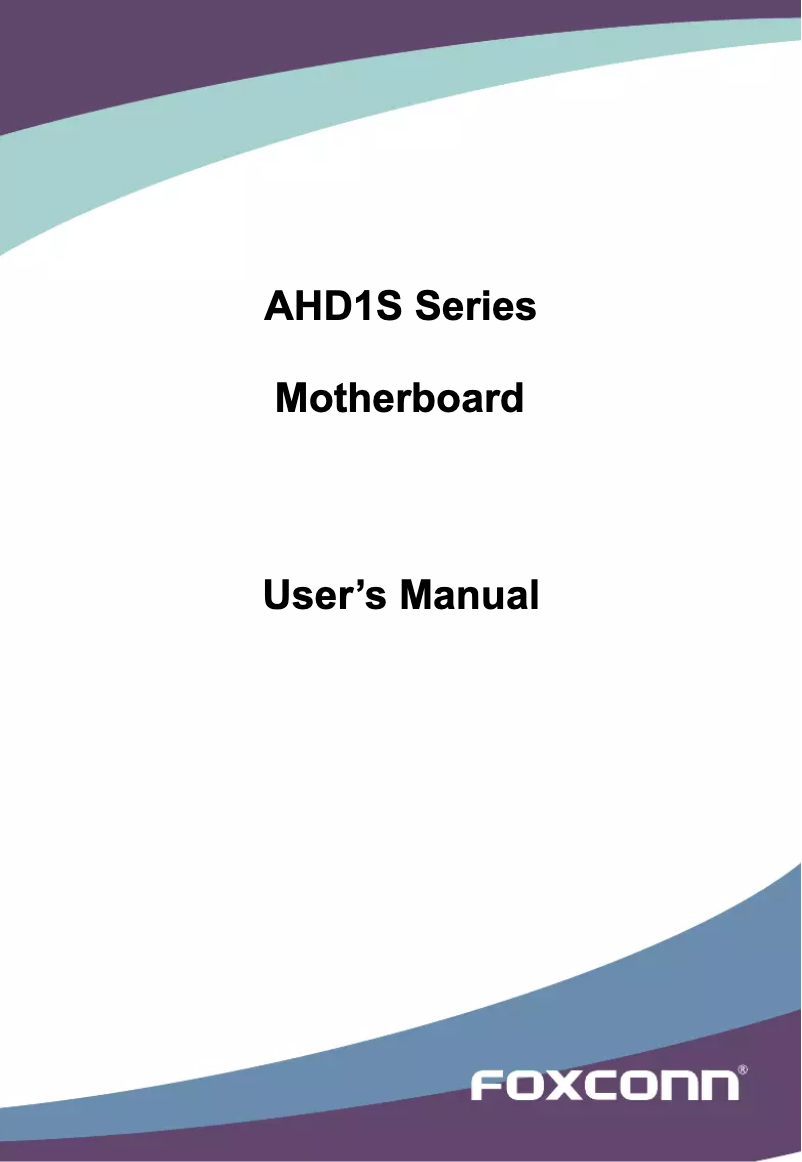 Page 1 de la notice Manuel utilisateur Foxconn R10-A1