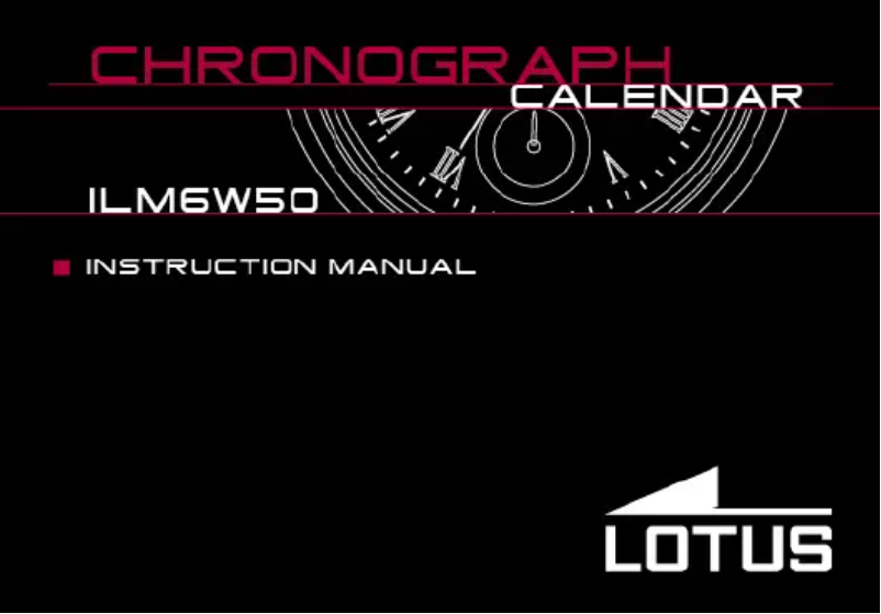 Page 1 de la notice Manuel utilisateur Lotus 9576