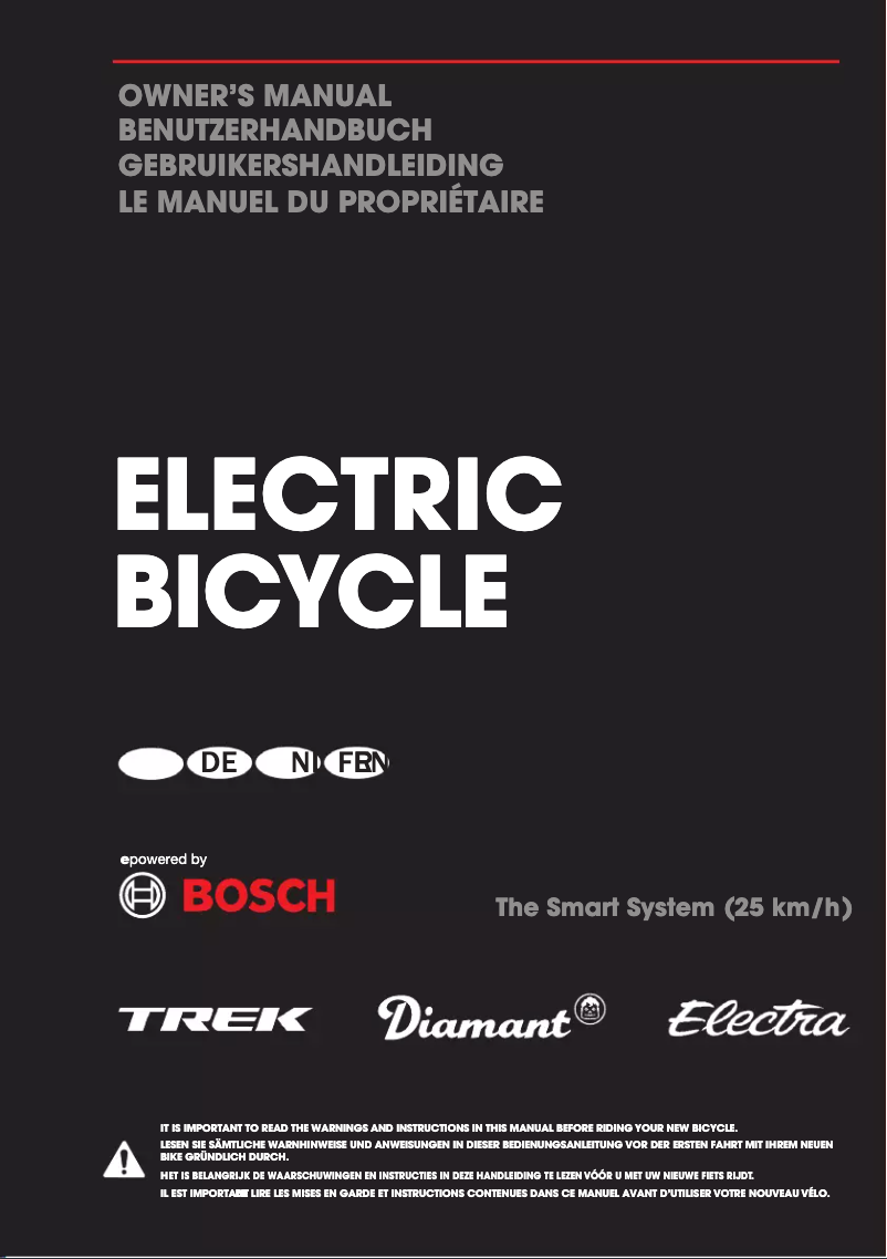 Page n°1 - Manuel utilisateur Trek Rail 5 625W Gen 3