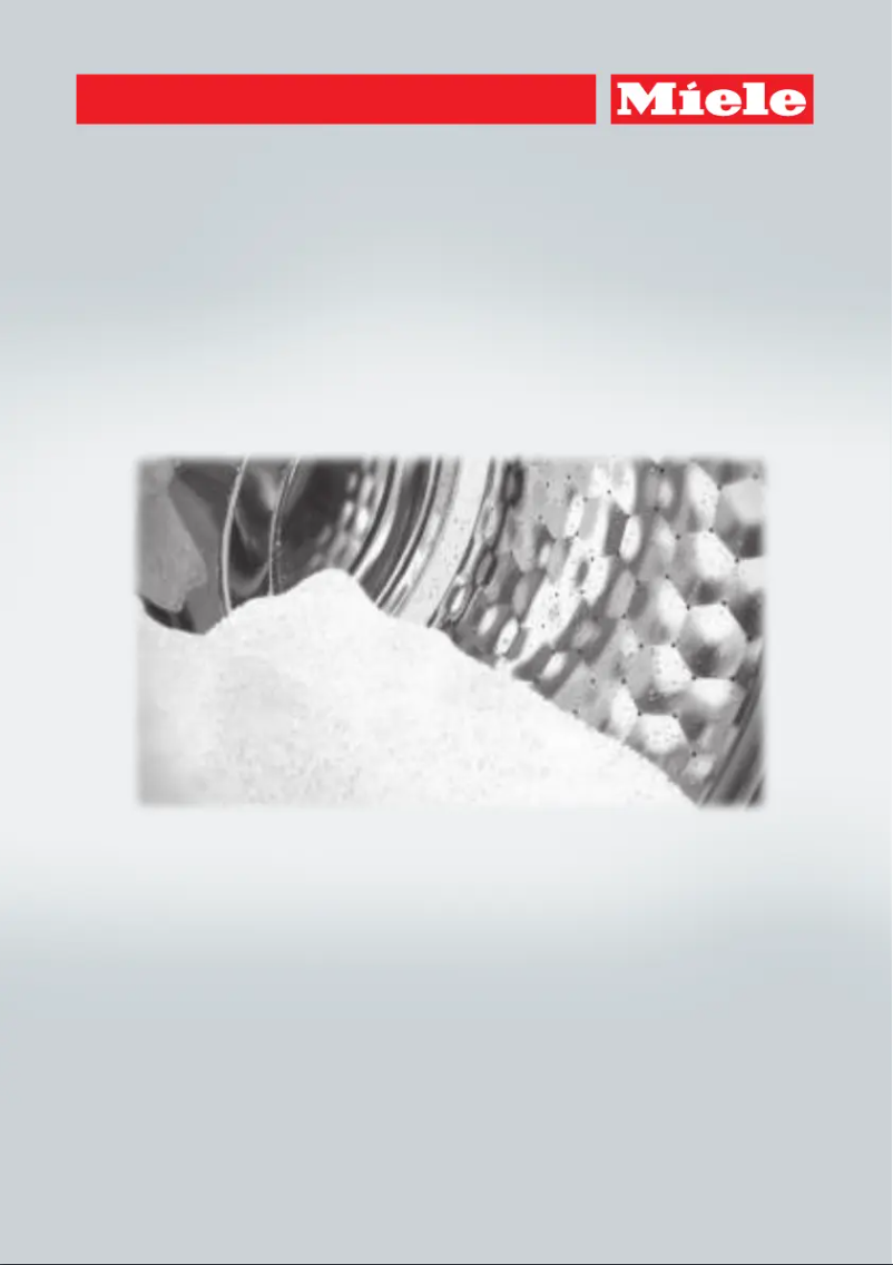Page n°1 - Manuel utilisateur Miele WDB 030 WPS