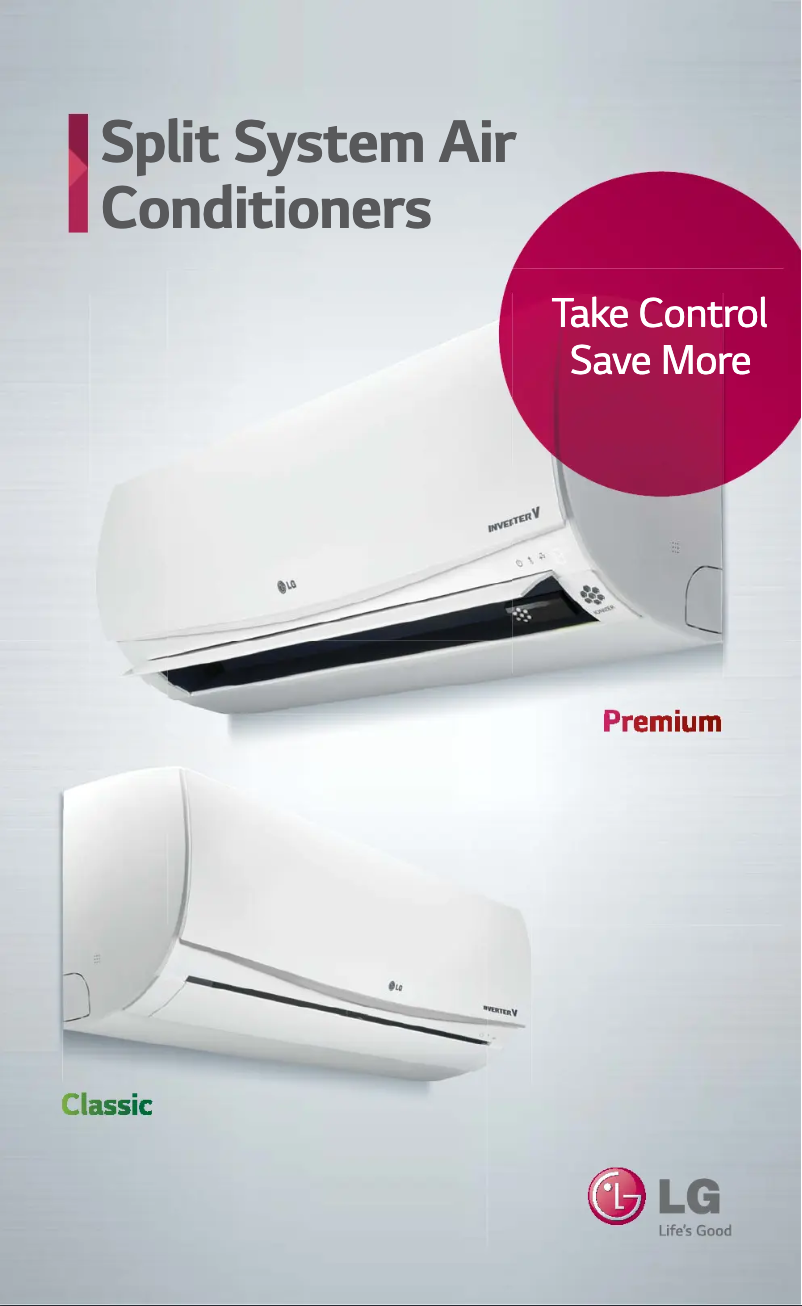 Page 1 of the manual Brochure LG W12AWN-NM14