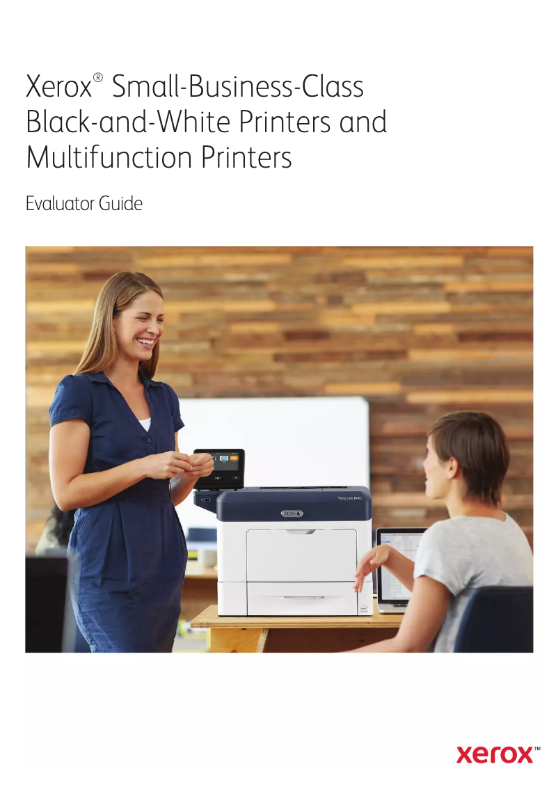 Page n°1 - Manuel utilisateur Xerox 3345V/ZM