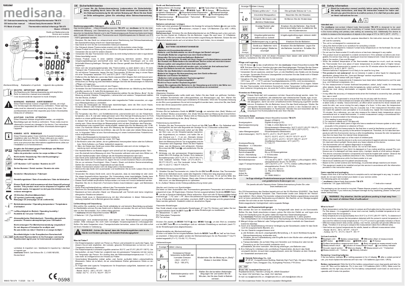 Image de la première page du manuel de l'appareil TM A79