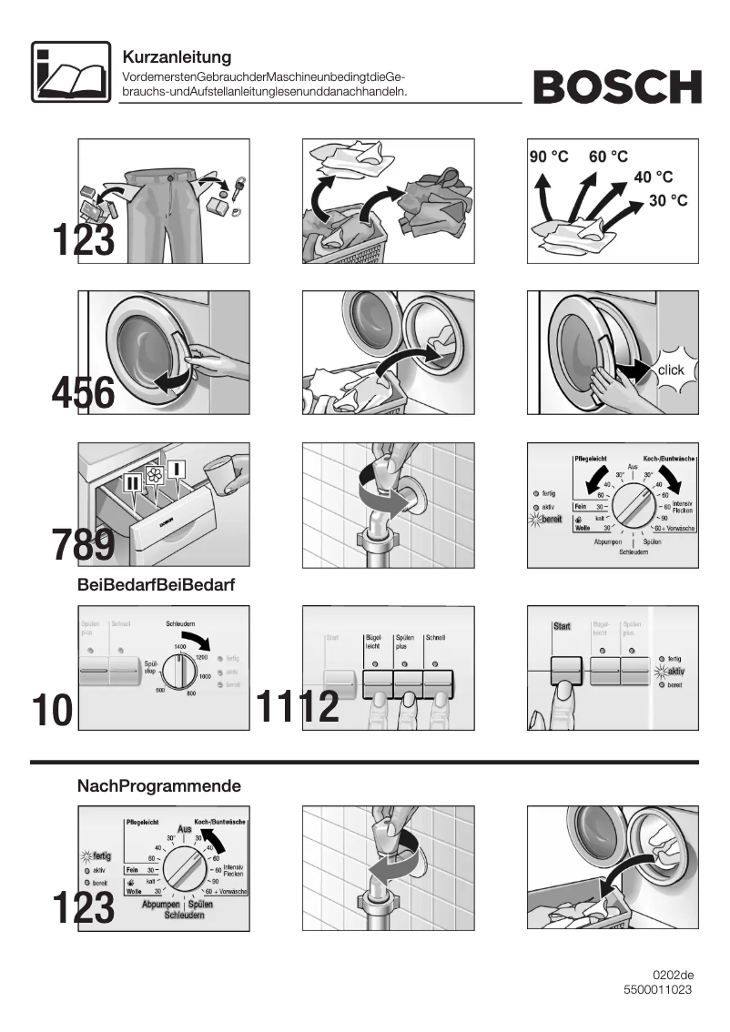 Image de la première page du manuel de l'appareil WFL2862