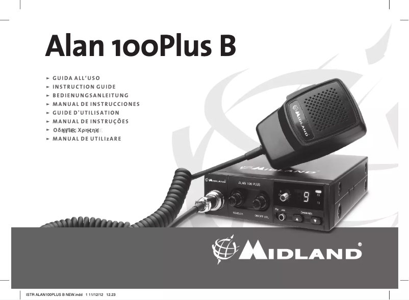 Page n°1 - Manuel utilisateur Midland ALAN 100 PLUS B