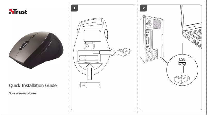 Page 1 de la notice Manuel utilisateur Trust Sura D