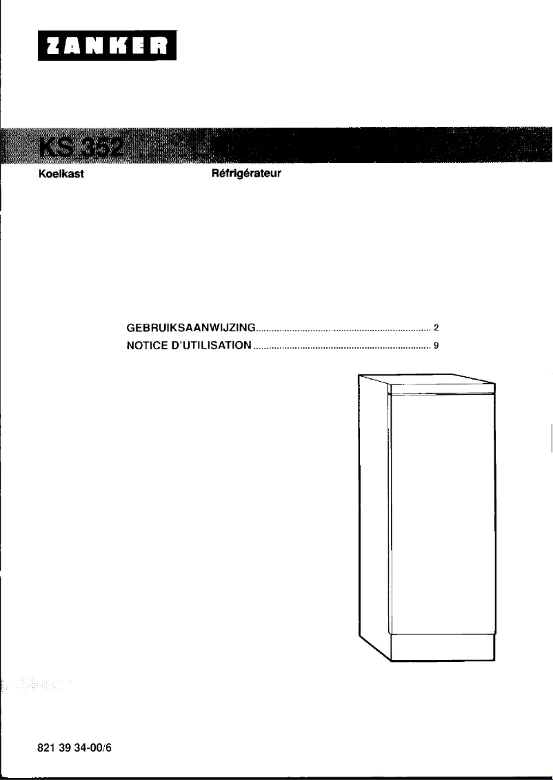 Image de la première page du manuel de l'appareil KS 352
