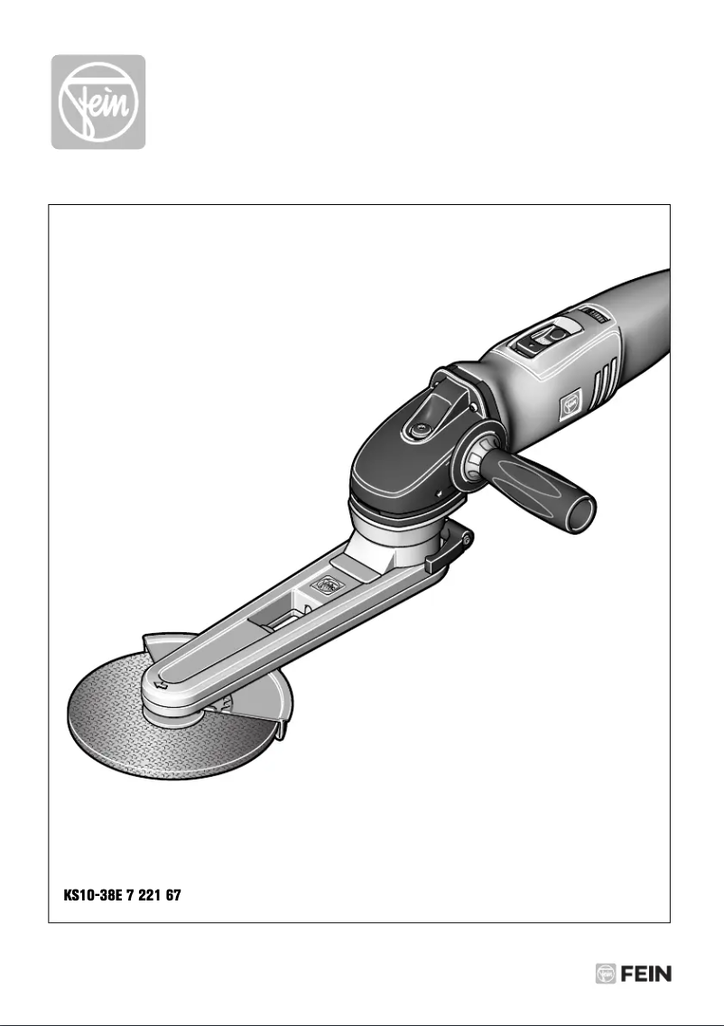 Page n°1 - Manuel utilisateur Fein KS 10-38 E
