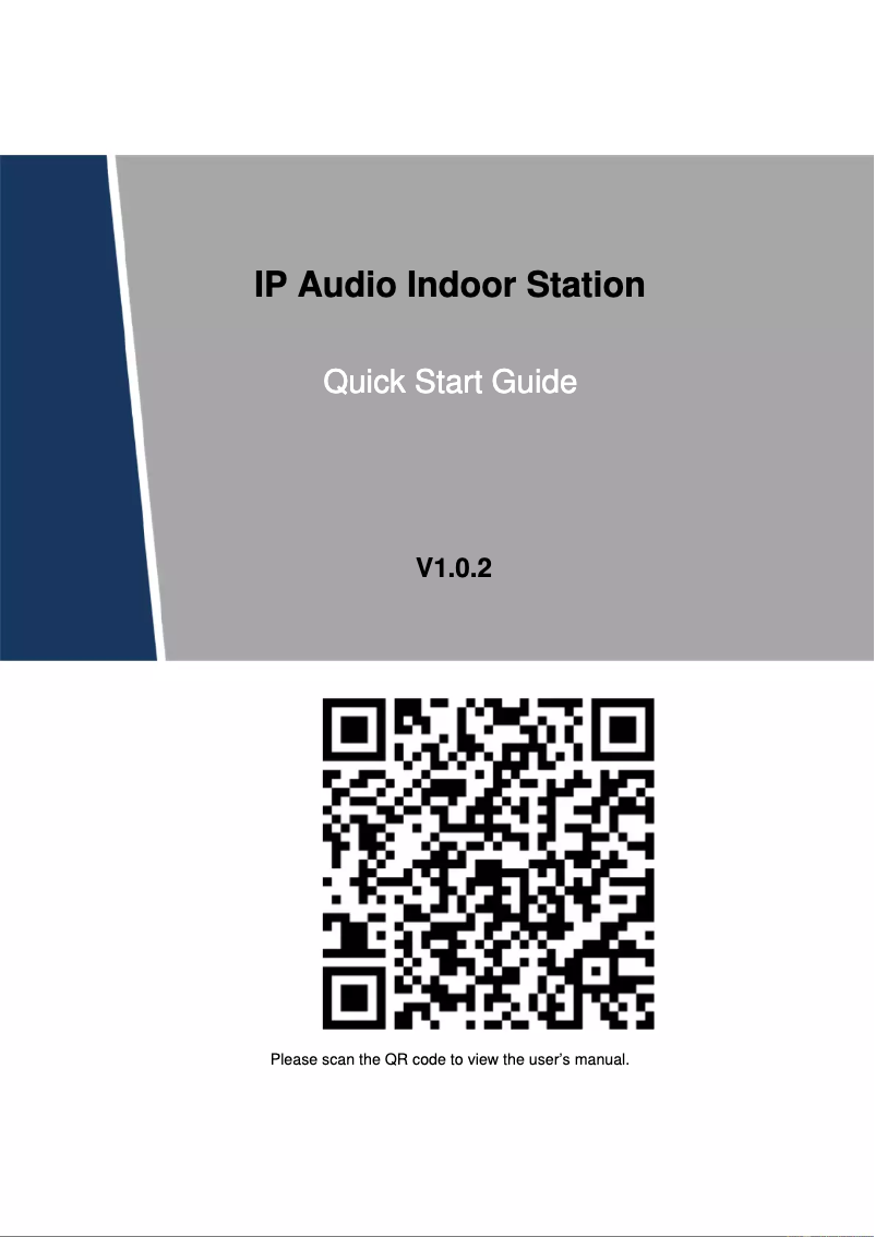 Image de la première page du manuel de l'appareil VTH2201DW