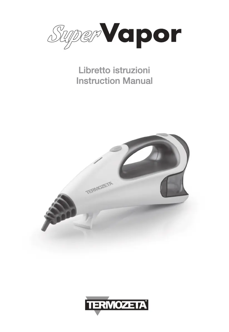 Page 1 de la notice Manuel utilisateur Termozeta Super Vapor