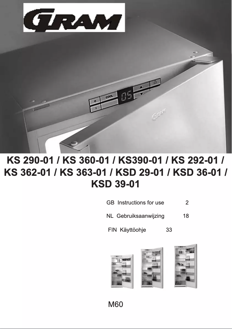 Image de la première page du manuel de l'appareil KSD 36-01