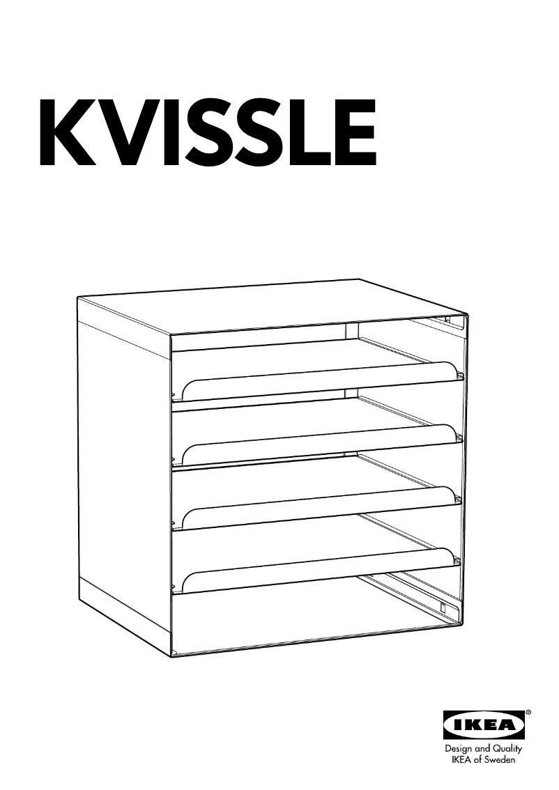 Image de la première page du manuel de l'appareil KVISSLE 701.980.31
