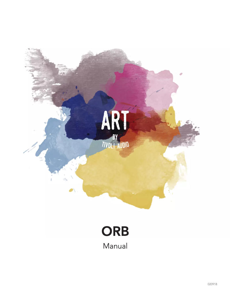 Image de la première page du manuel de l'appareil Art