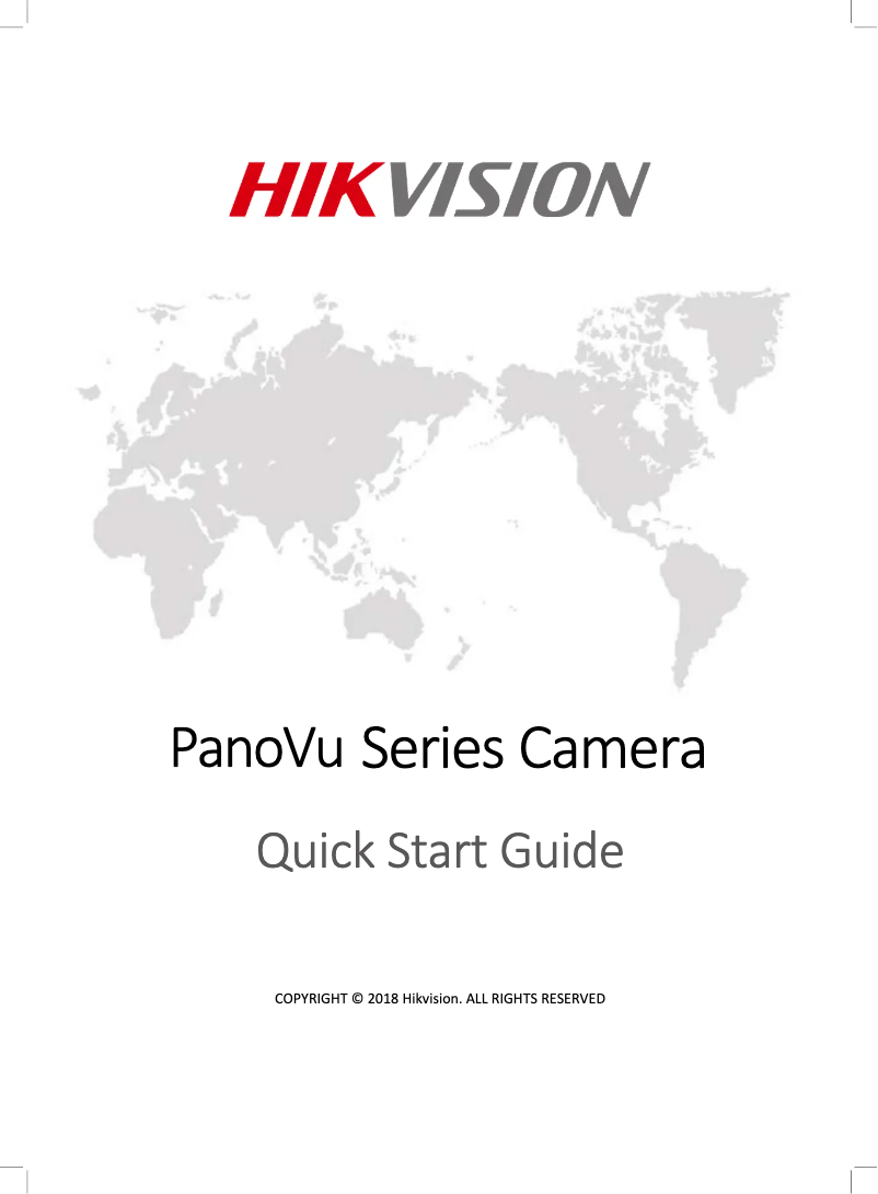 Page 1 de la notice Manuel utilisateur Hikvision DS-2PT3122IZ