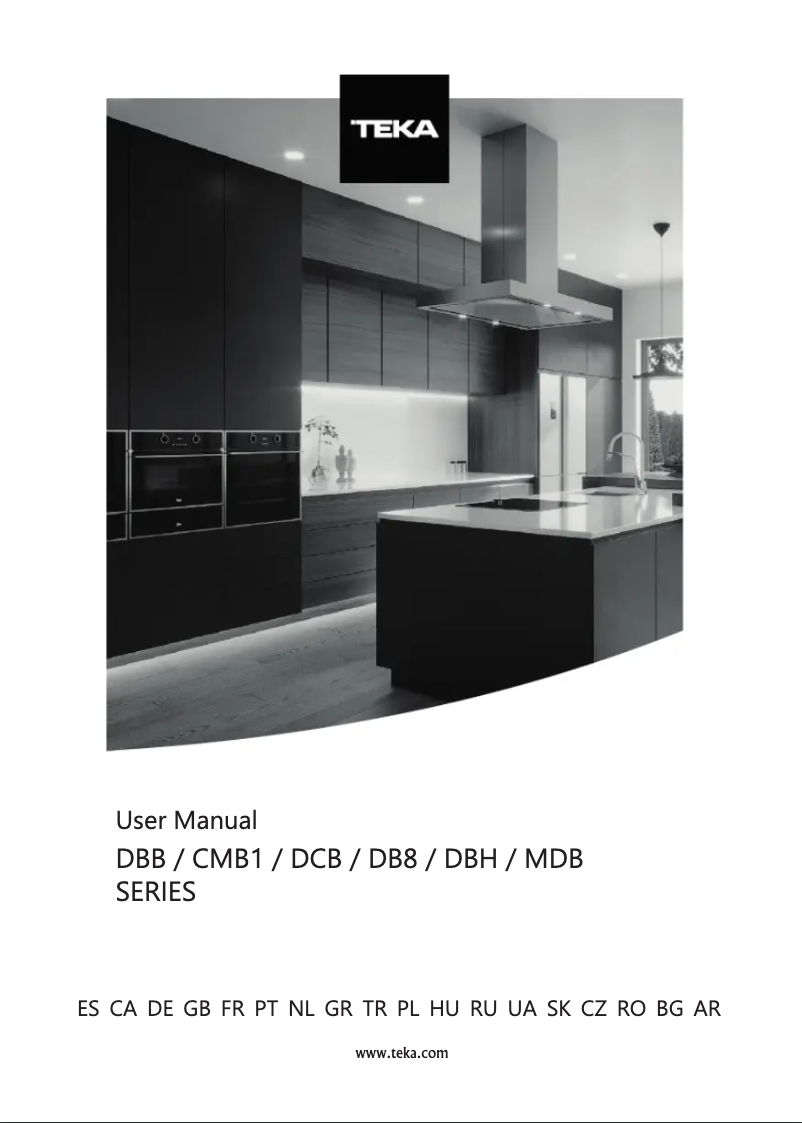 Page n°1 - Manuel utilisateur Teka DBB 90