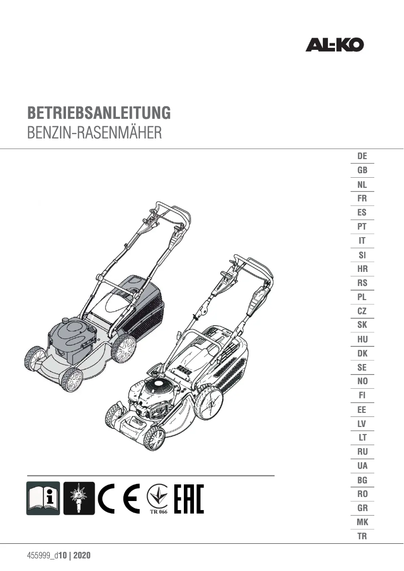 Page 1 de la notice Manuel utilisateur AL-KO Solo 5251 VS-B