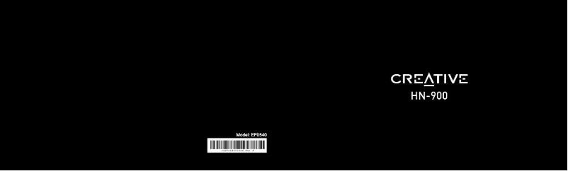 Image de la première page du manuel de l'appareil HN-900