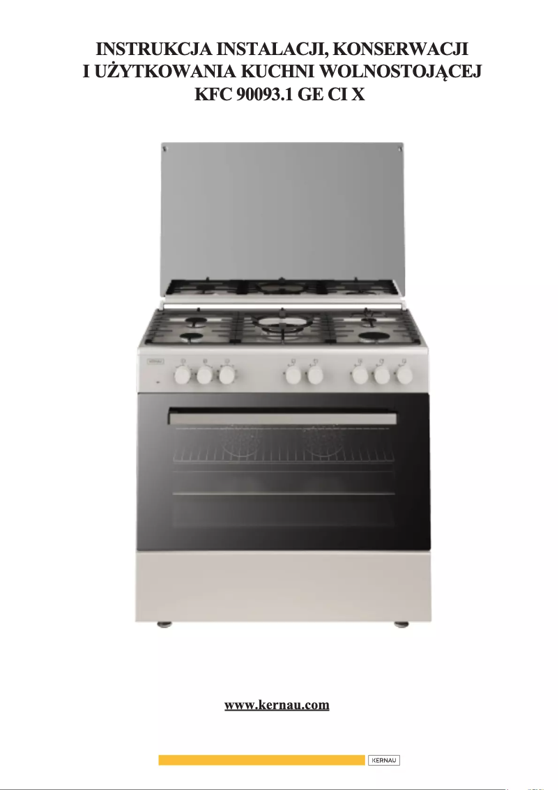 Page 1 de la notice Manuel utilisateur Kernau KFC 90093 GE CI X