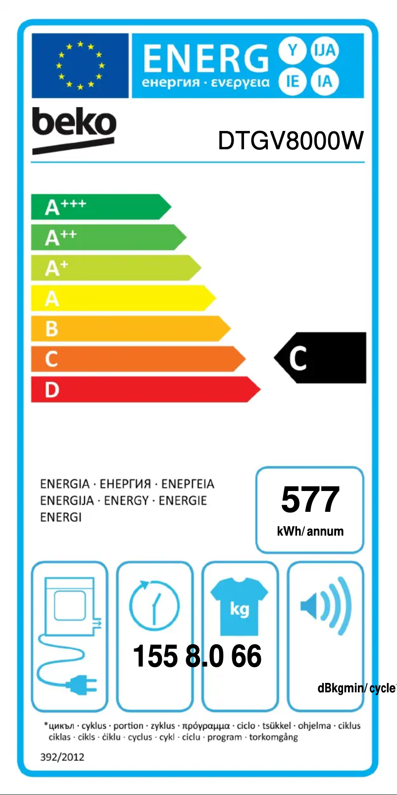 Image de la première page du manuel de l'appareil DTGV8000W