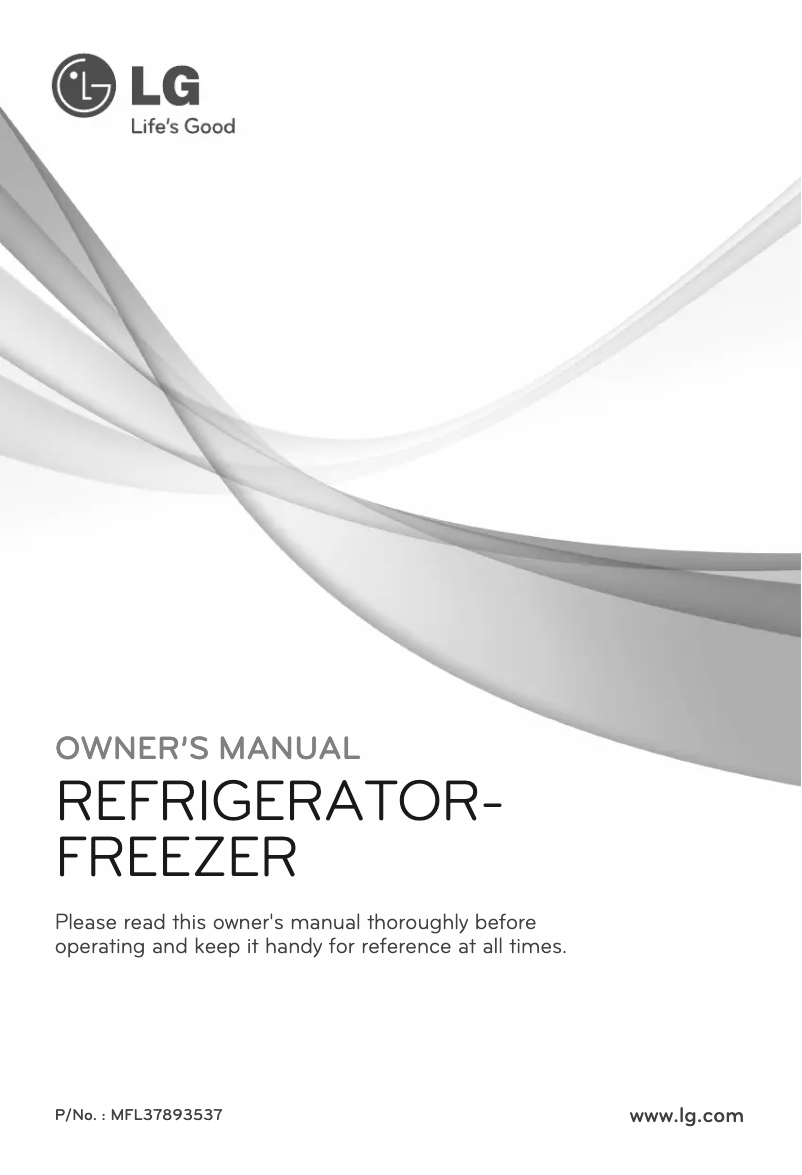 Page 1 de la notice Manuel utilisateur LG GR-B652YSPK