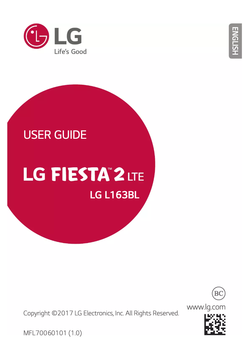 Page n°1 - Manuel utilisateur LG Fiesta 2 LTE