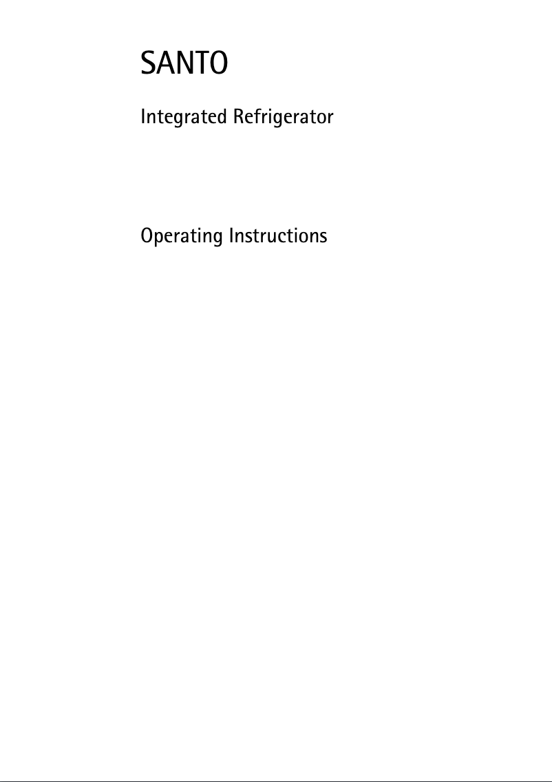 Page 1 de la notice Manuel utilisateur AEG Santo 174-6i