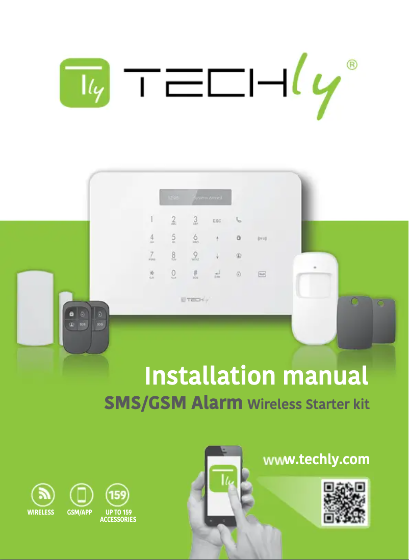 Page n°1 - Manuel utilisateur Techly I-ALARM-KIT001