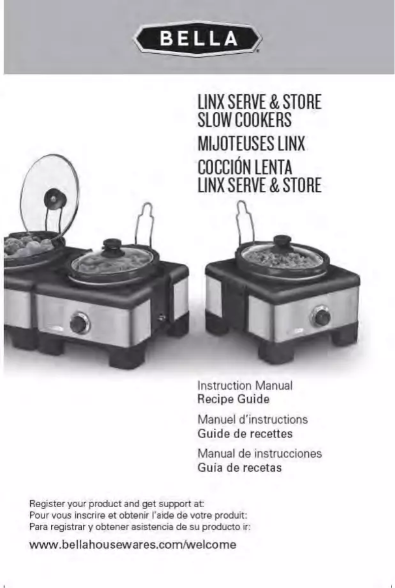 Page 1 de la notice Manuel utilisateur Bella 14013