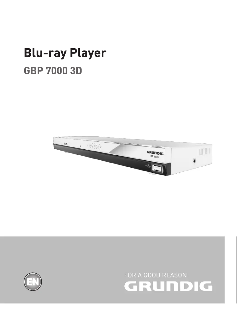 Image de la première page du manuel de l'appareil GBP 7000 3D