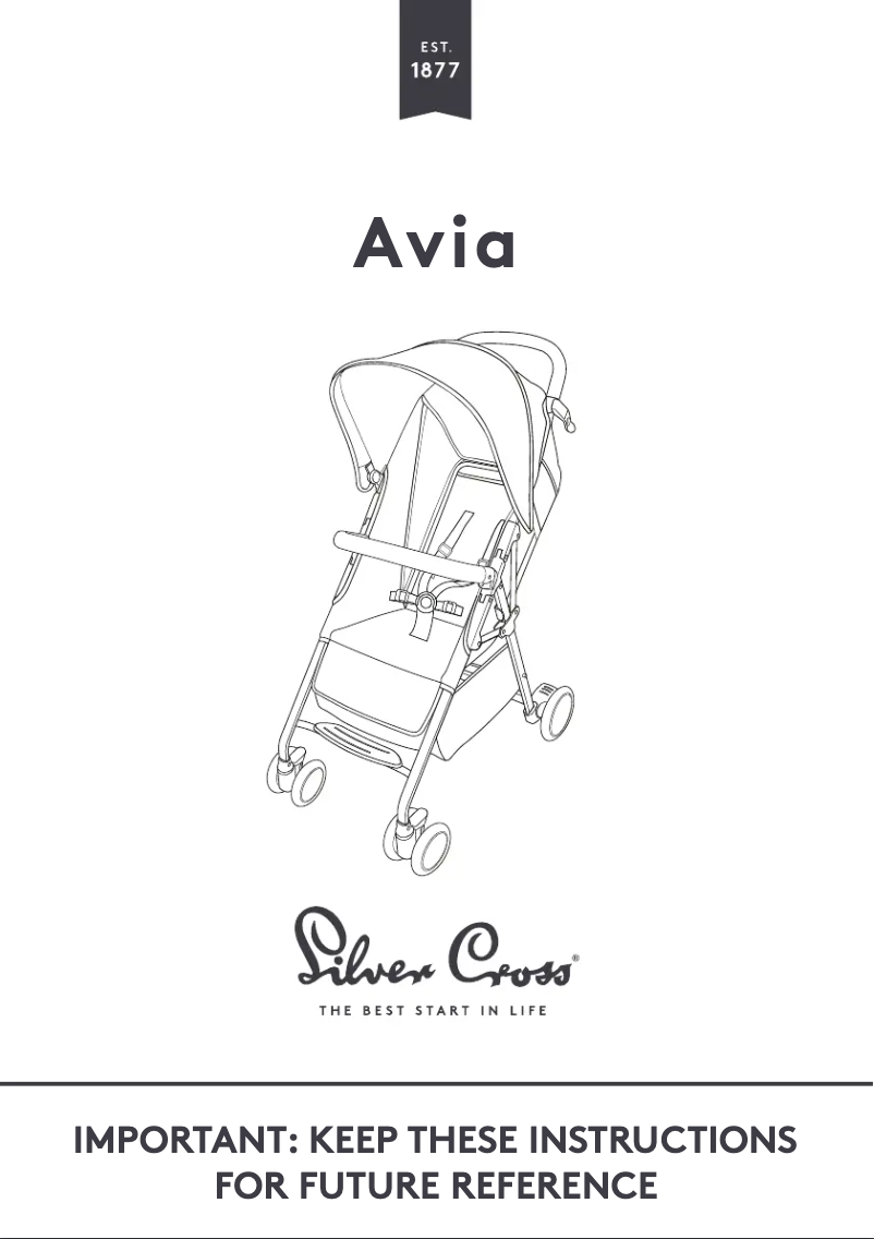 Page n°1 - Manuel utilisateur Silver Cross Avia